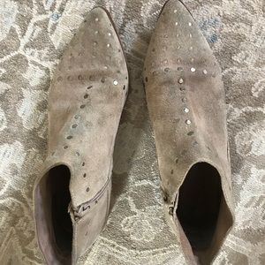 Free People Studded Ankle Boots 7.5
